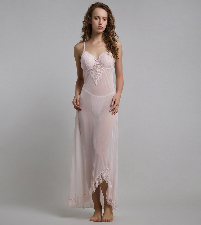 Mesh Underwire Babydoll