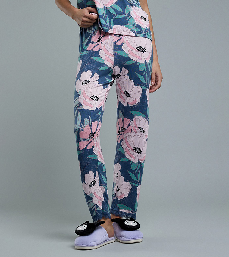 Floral Print Pyjama Set