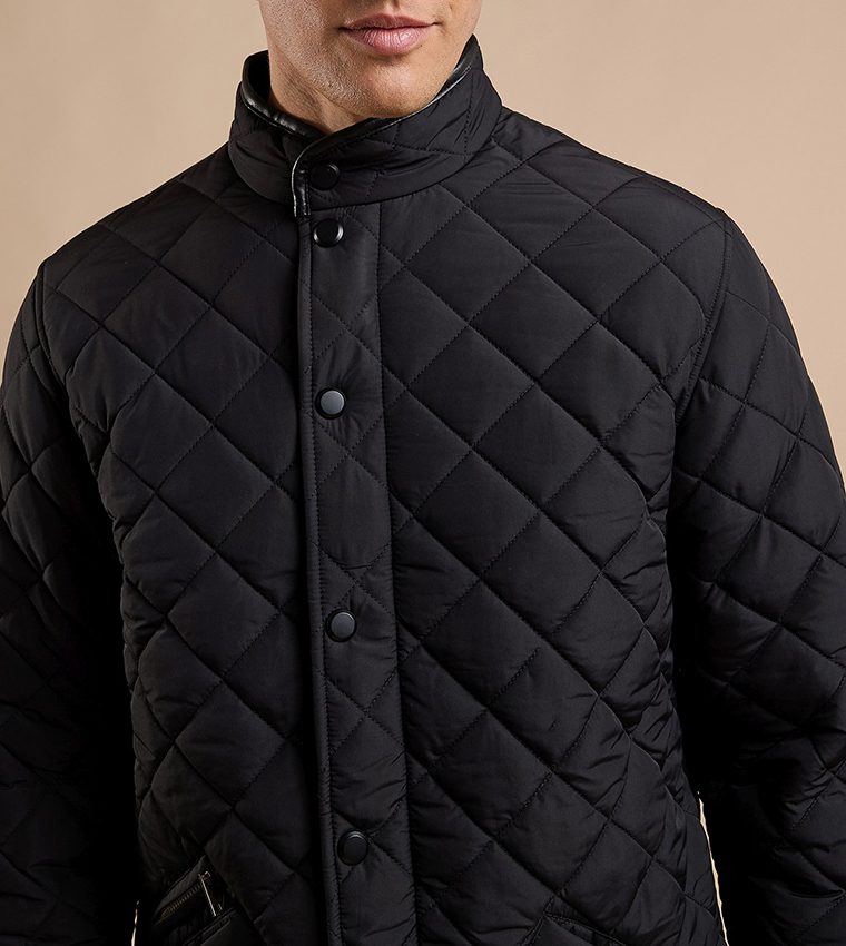 Quilted Jacket with Button Closure