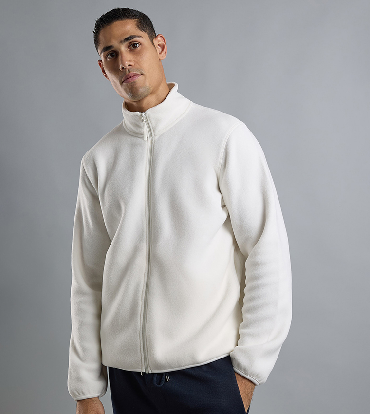 Solid Jacket with Zipper Closure