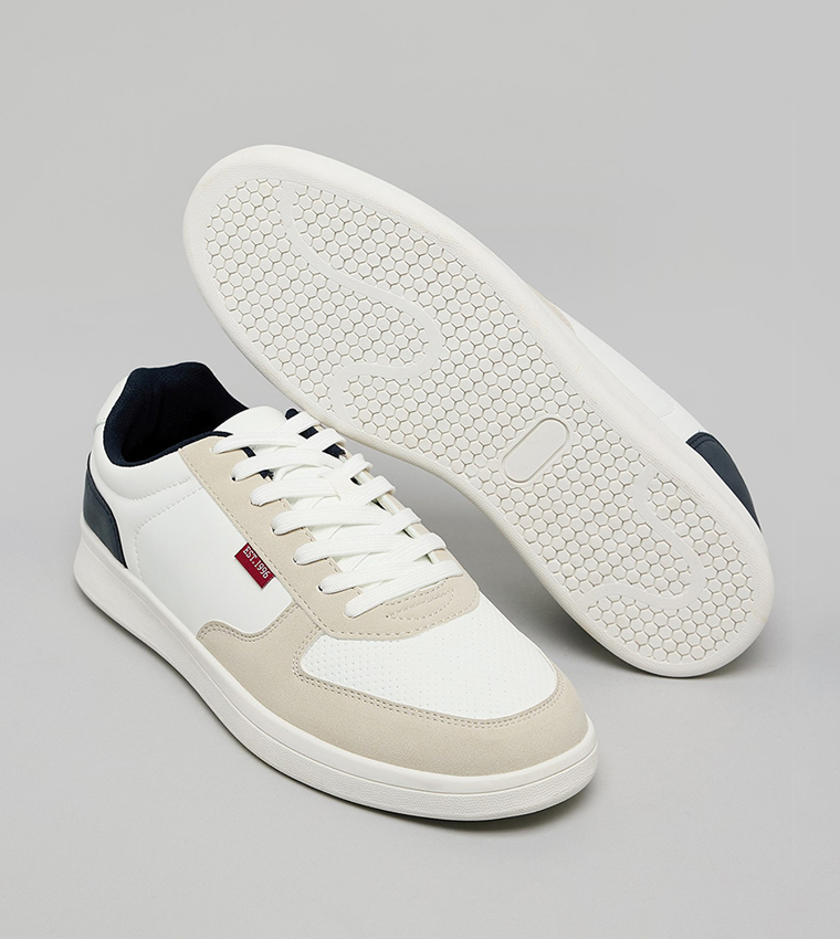 Color Block Lace Up Sneakers