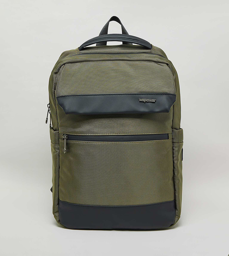 Color Block Backpack, 30x48Cm