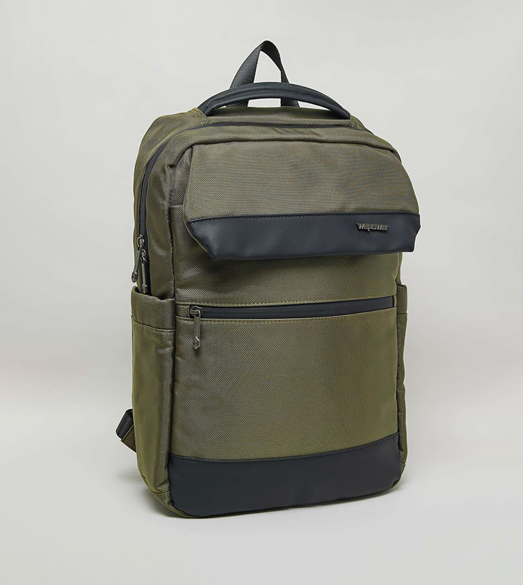 Color Block Backpack, 30x48Cm