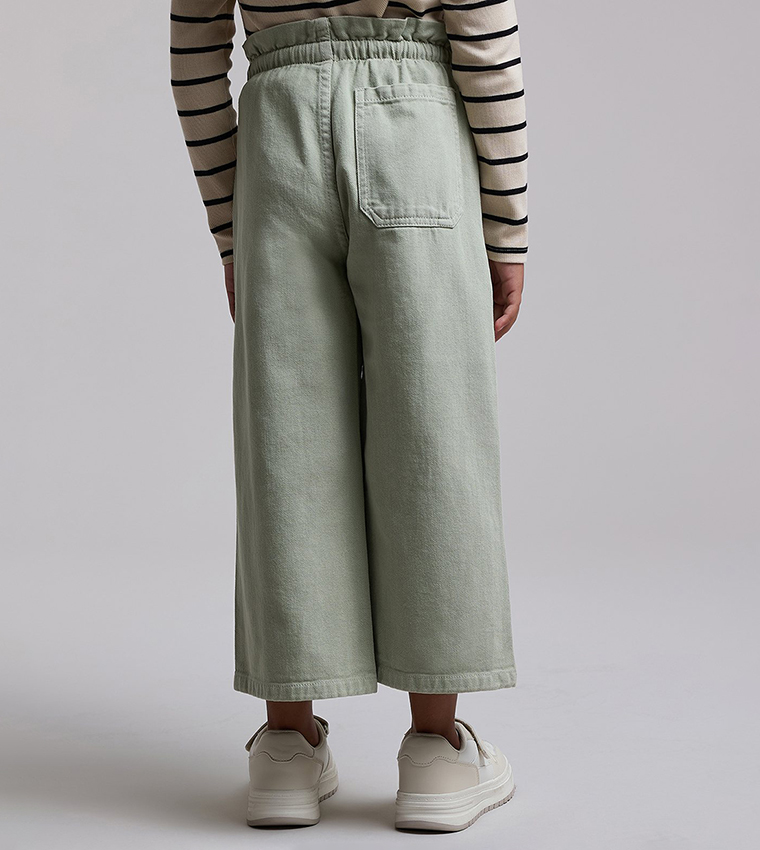 بنطال واسع سادة بزر 