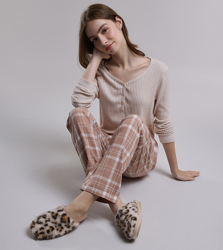 Plaid Pyjama Set