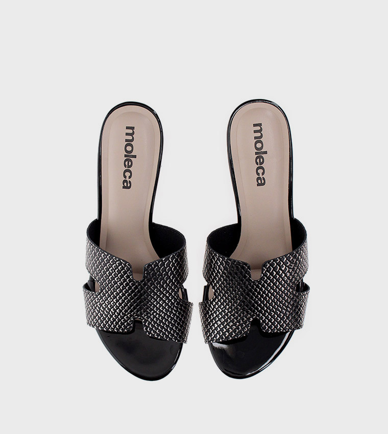 Moleca  Heels - Black Heels