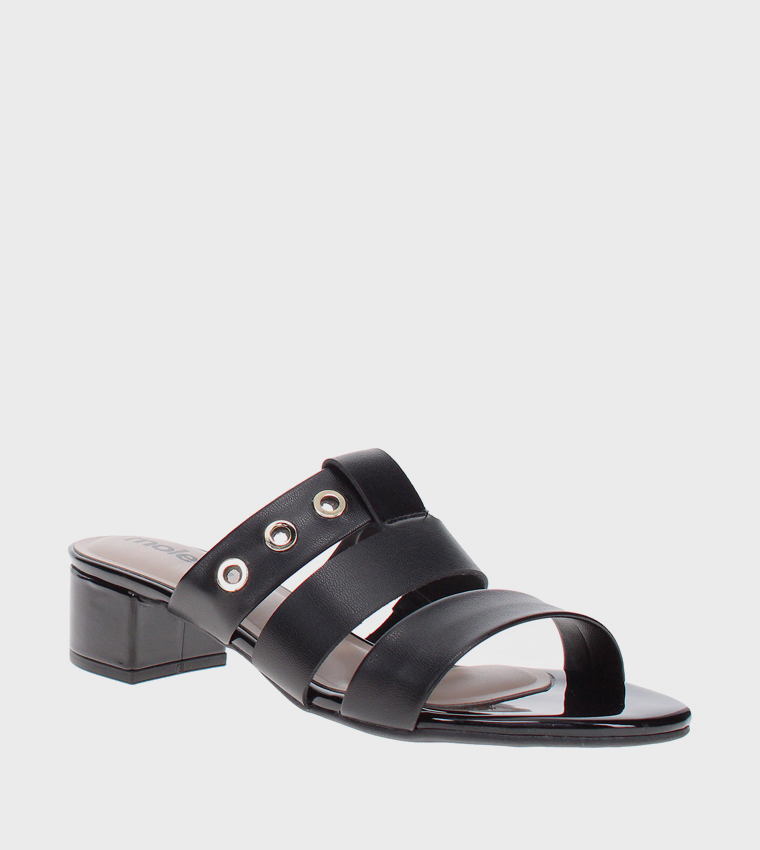Open Toe Block Heel Sandals