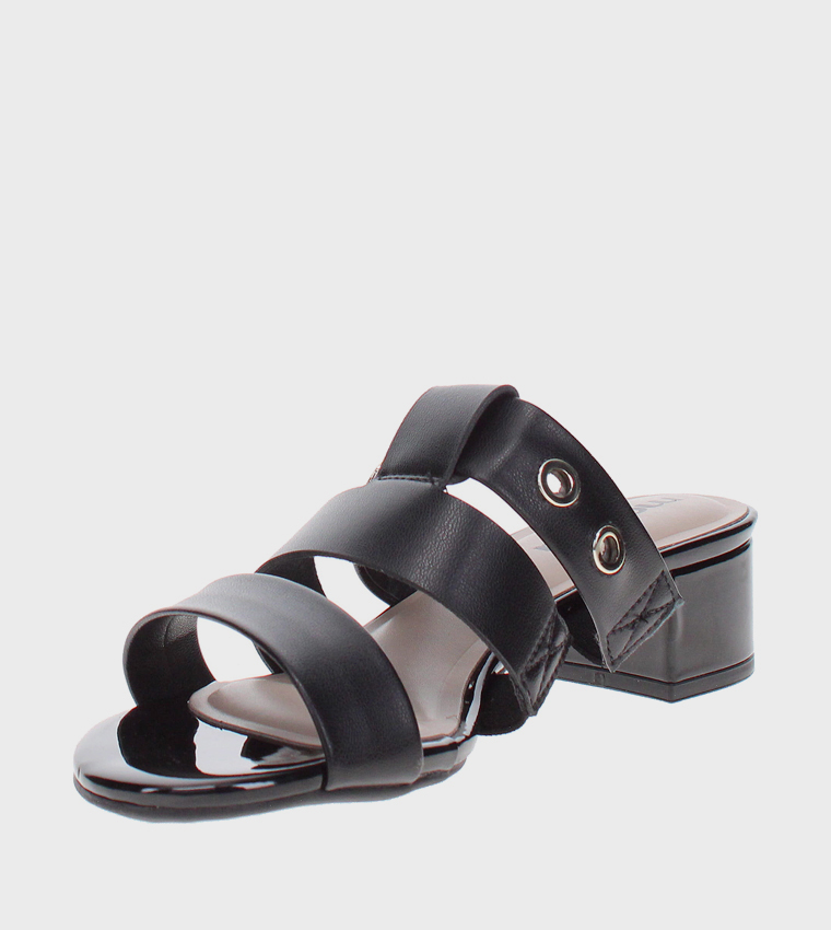 Open Toe Block Heel Sandals