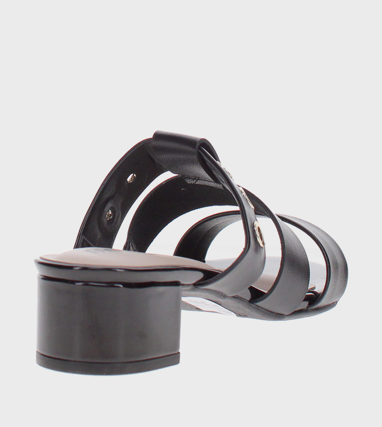 Open Toe Block Heel Sandals