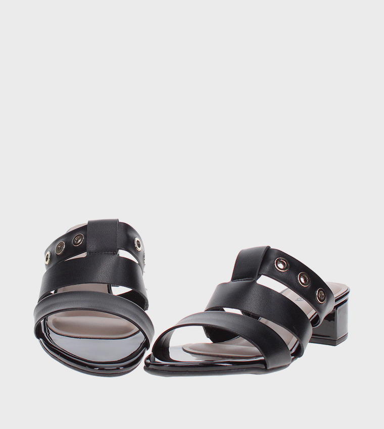 Open Toe Block Heel Sandals