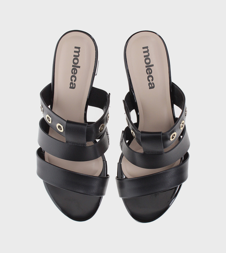 Open Toe Block Heel Sandals