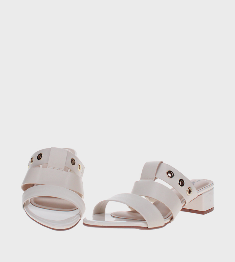 Open Toe Block Heel Sandals