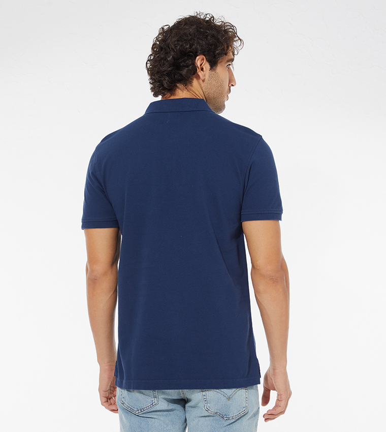 Solid Short Sleeves Polo T-Shirt