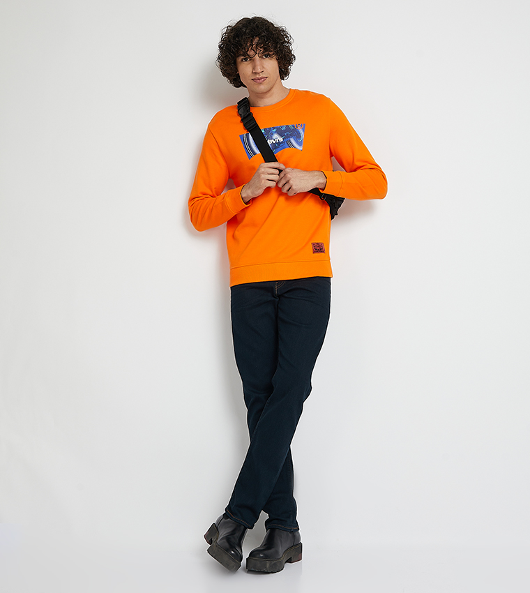 Logo Printed Crew Neck Sweatshirt