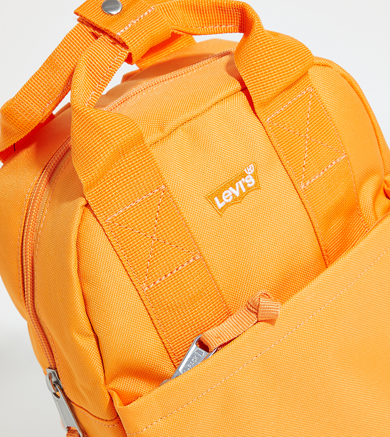 Logo Detail Zip Backpack