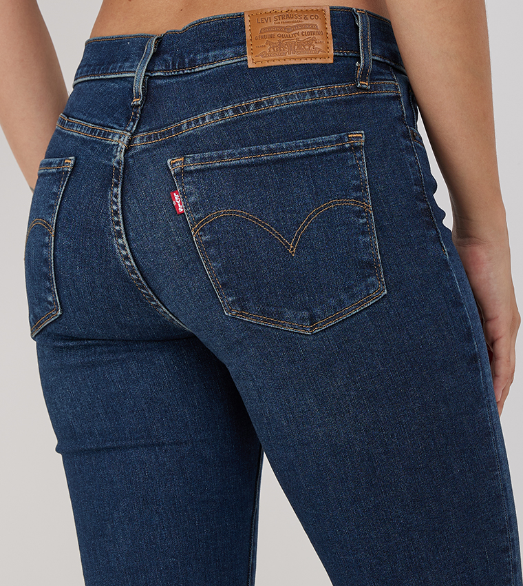 Faded Flared Jeans