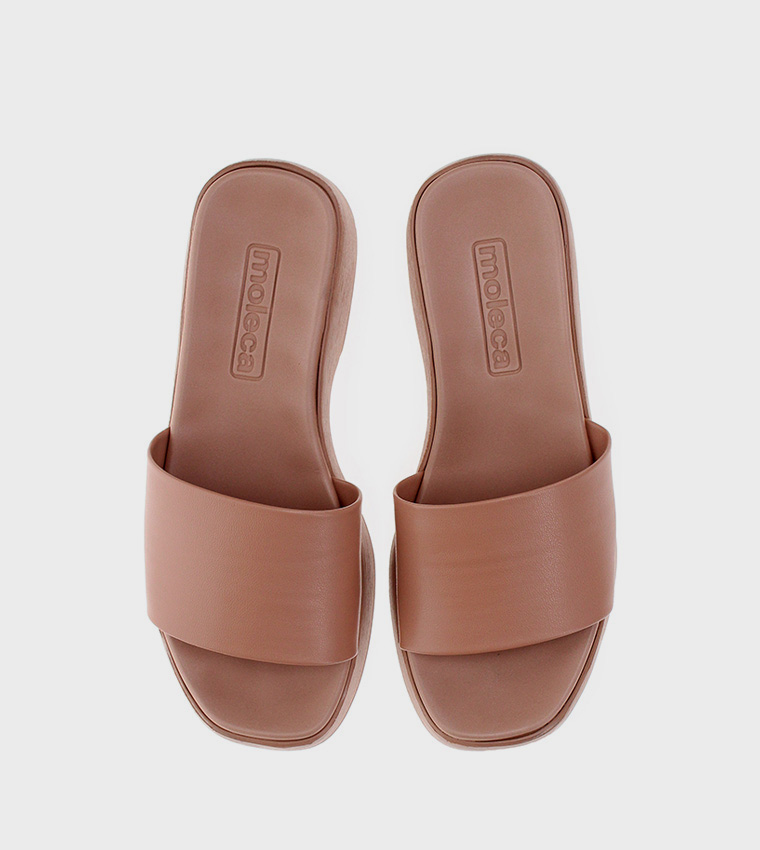 Moleca  Heels - Nude Heels