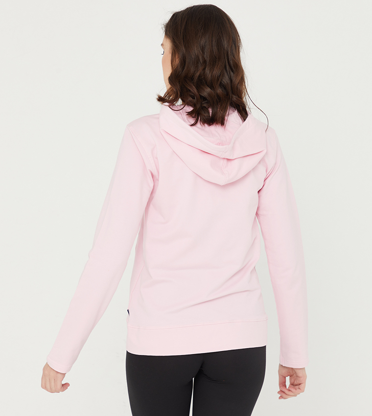 Fleece Hoodie-BP Pink