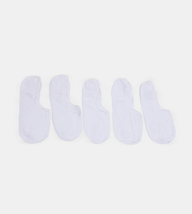 Jack & Jones  No show Socks - White No Show Socks