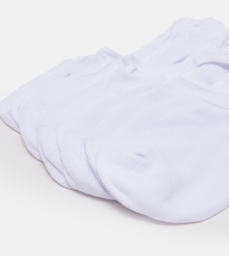 Jack & Jones  No show Socks - White No Show Socks