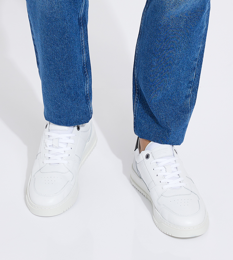 Lace-Up Low Top Sneakers