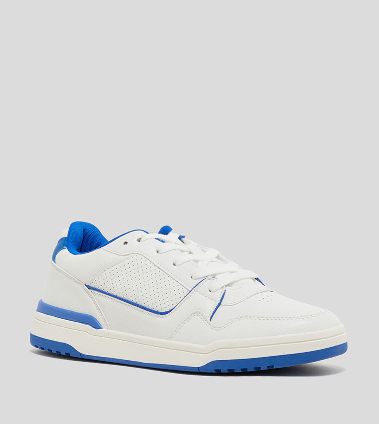 Round Toe Lace-Up Sneakers