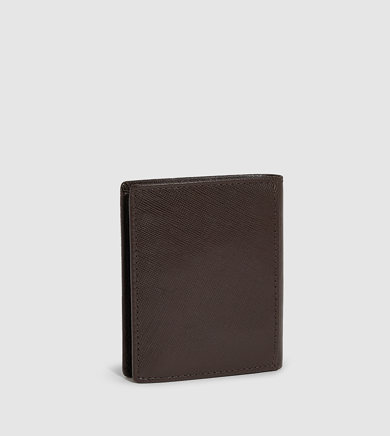 Textured Bi-Fold Wallet