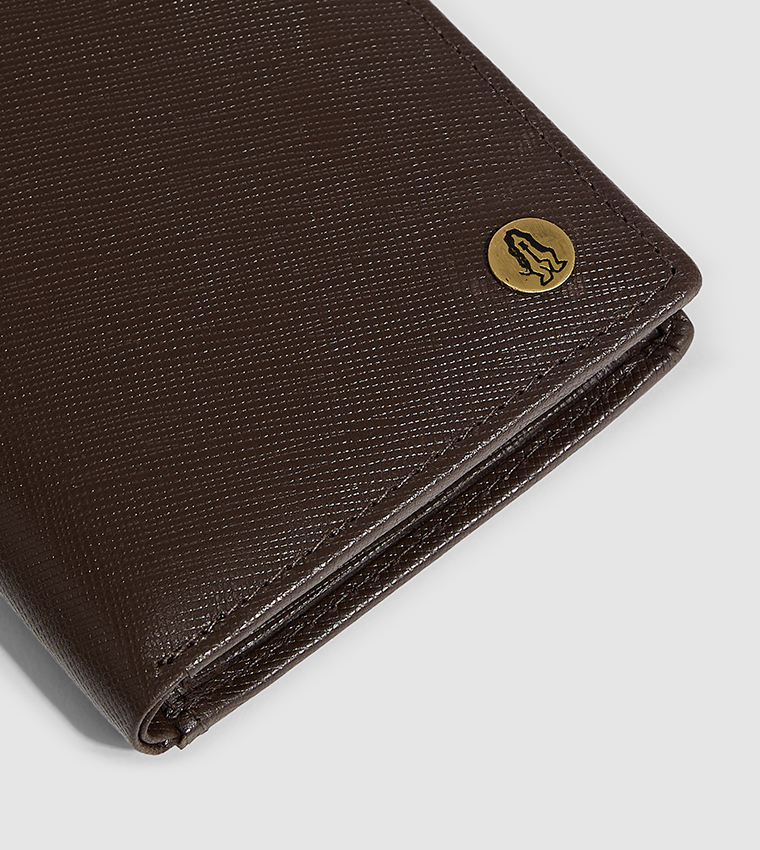 Textured Bi-Fold Wallet