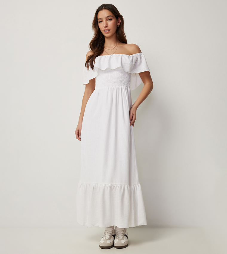 chinese dress ladies Strapless Floral Maxi Dress main image 0