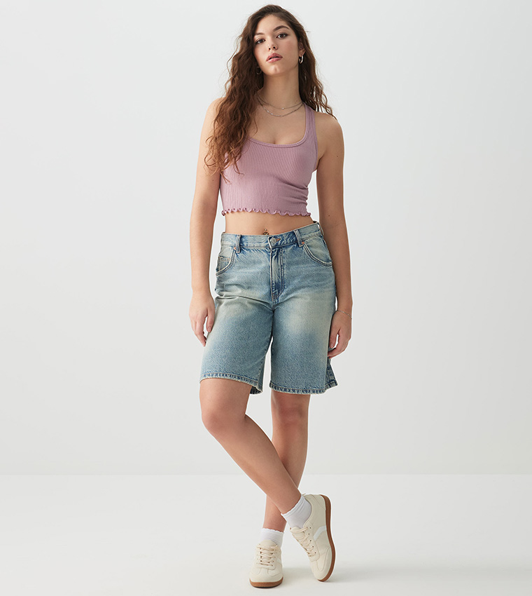 Ardene  Cropped Tops - Rose Cropped Tops