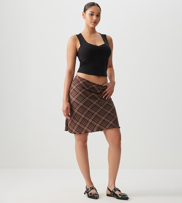 اردين  توبات قصيرة - أسود Cropped Tops