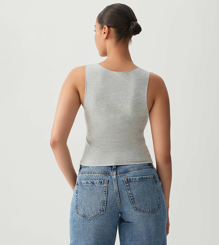 Ardene  Cropped Tops - Grey Cropped Tops