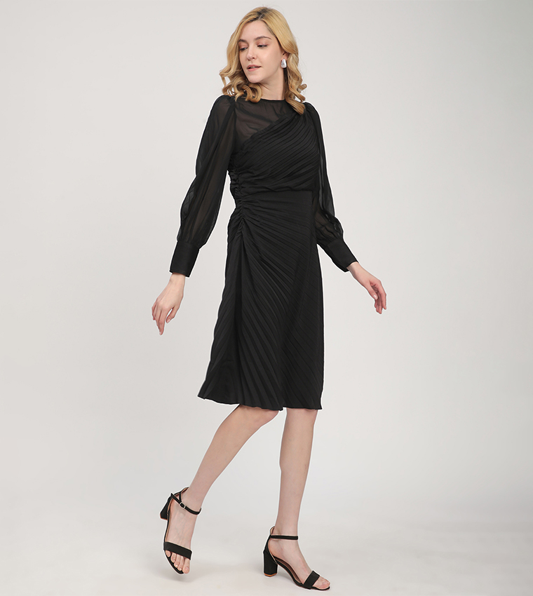 champagne short cocktail dress Off-the-Shouder Prom with Beads Black / 4 Color:DustyPink-LV029 modern touch _Bright_Sustainable Anse Mini Dress Curve