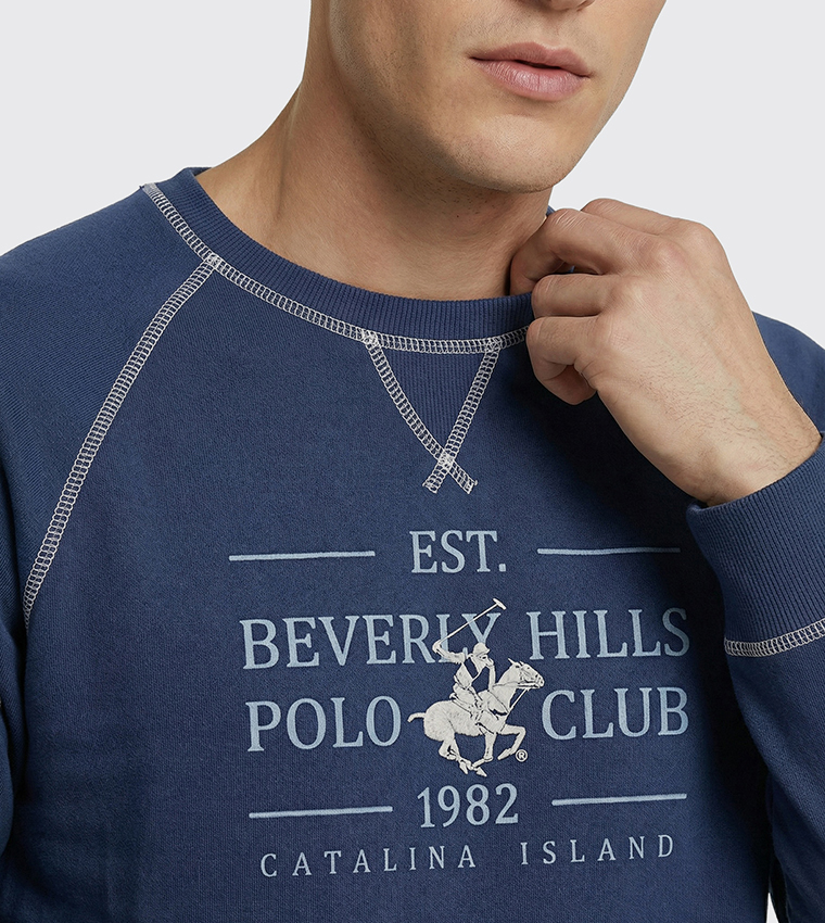 Logo Detail Crew Neck Sweatshirt
