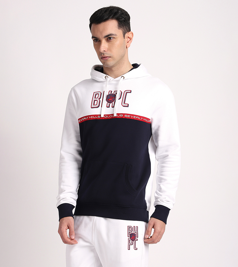 Beverly Hills Polo Club  Hoodies - White Hoodies
