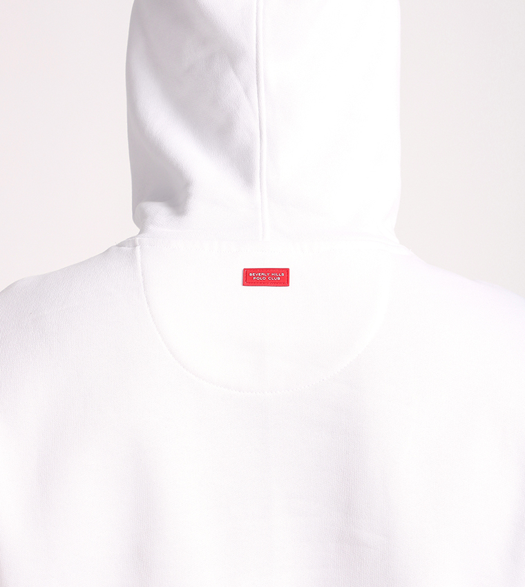 Beverly Hills Polo Club  Hoodies - White Hoodies