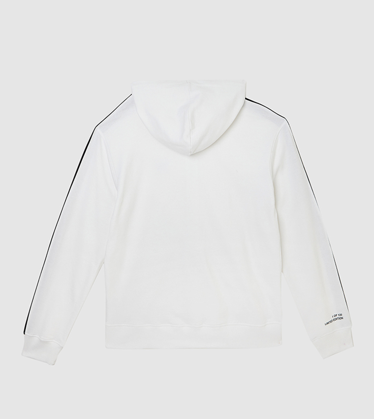 Logo Printed Hooded Jacket