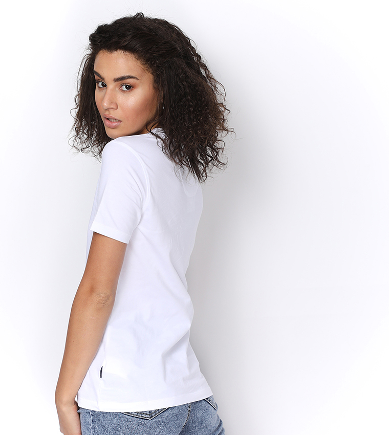 Beverly Hills Polo Club  Short Sleeve T-Shirts - White Casual T-Shirts