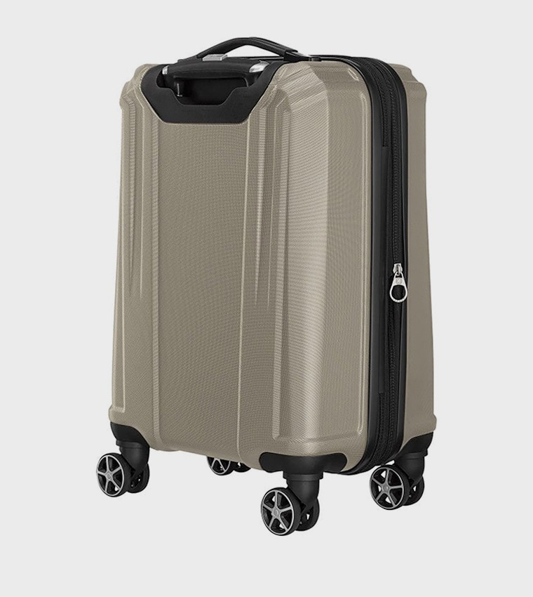 Textured Hard Shell Cabin Trolley Bag, 55cm