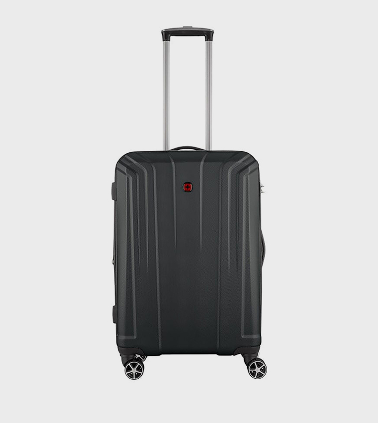 Textured Hard Shell Trolley Bag, 67cm
