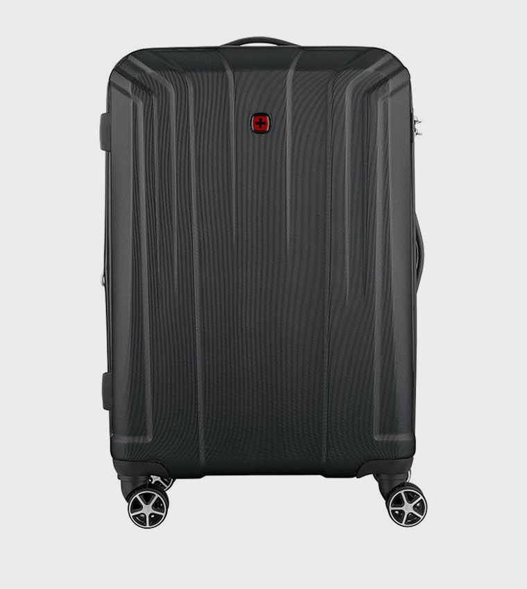 Textured Hard Shell Trolley Bag, 67cm