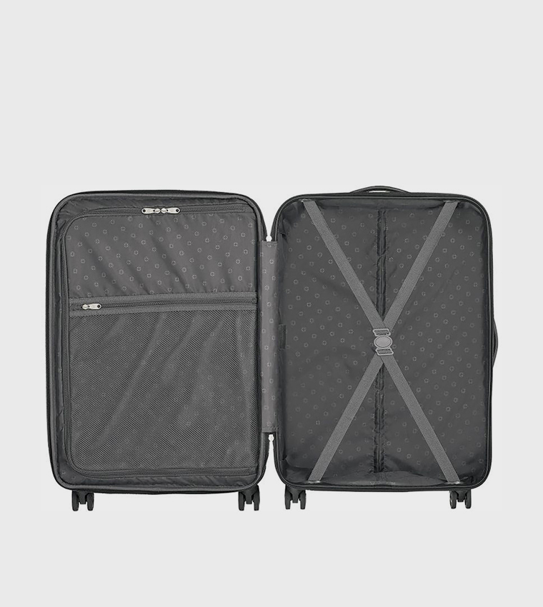 Textured Hard Shell Trolley Bag, 67cm