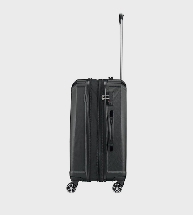 Textured Hard Shell Trolley Bag, 67cm