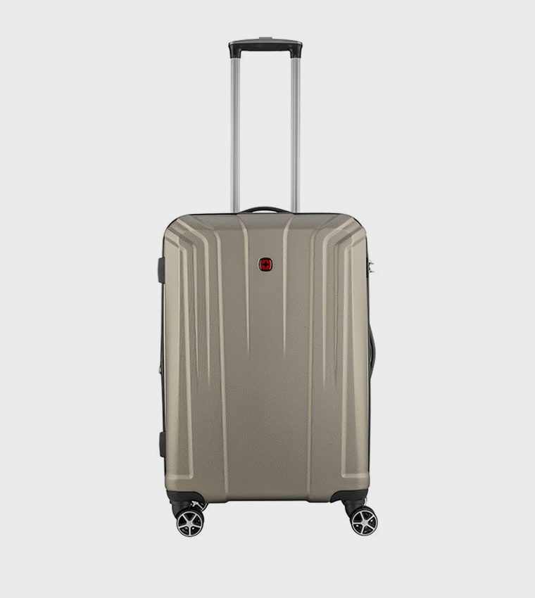 Textured Hard Shell Trolley Bag, 67cm