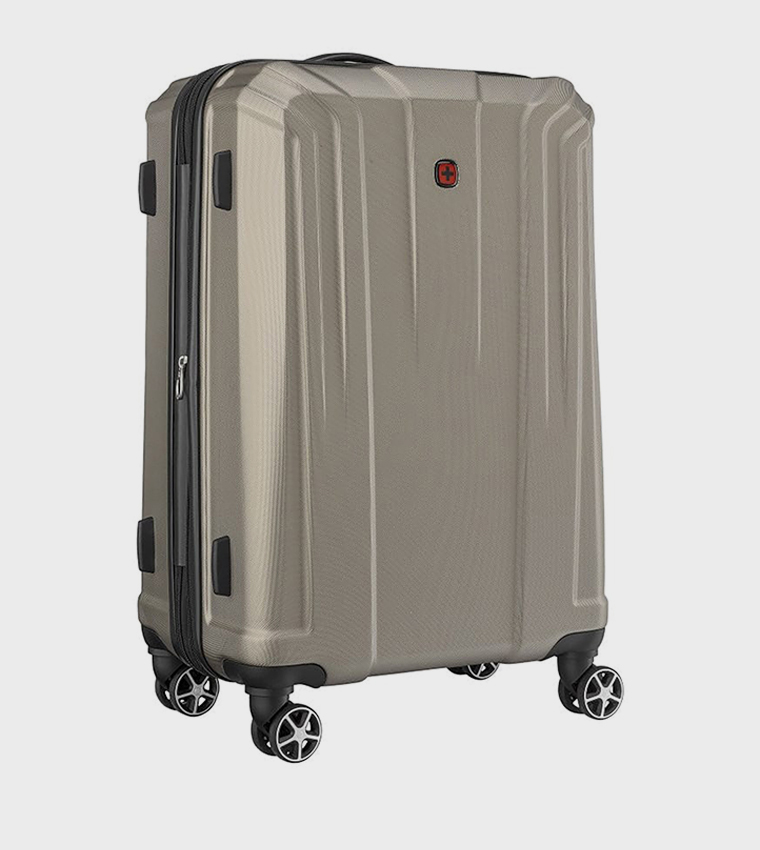 Textured Hard Shell Trolley Bag, 67cm