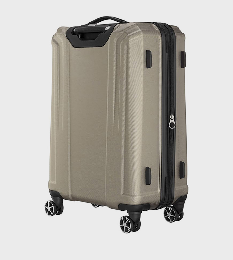 Textured Hard Shell Trolley Bag, 67cm