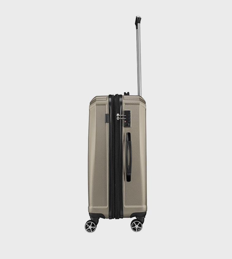Textured Hard Shell Trolley Bag, 67cm