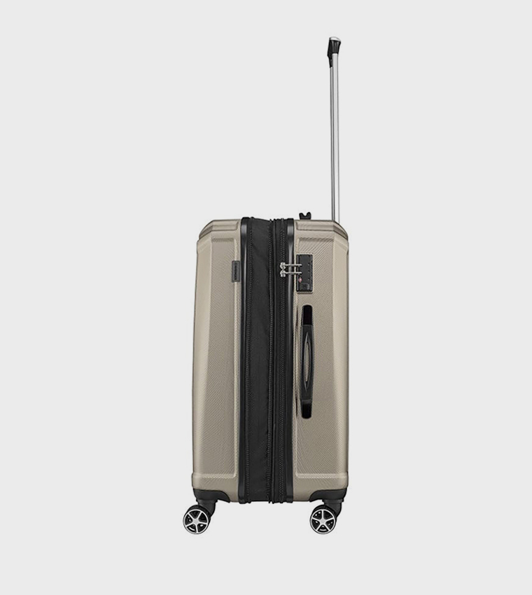 Textured Hard Shell Trolley Bag, 67cm