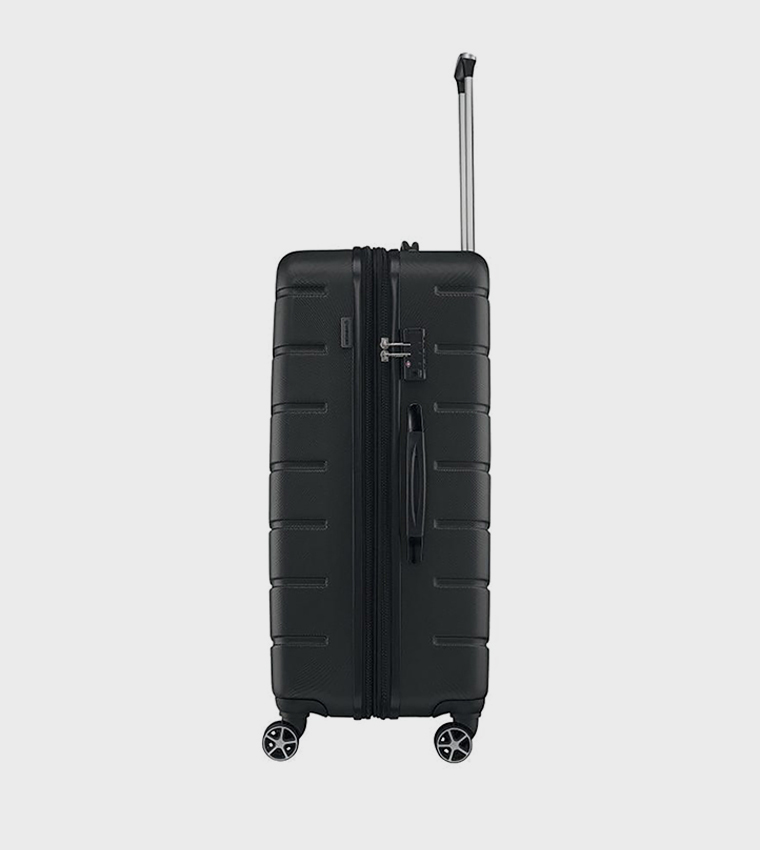 Textured Hard Shell Trolley Bag, 78cm