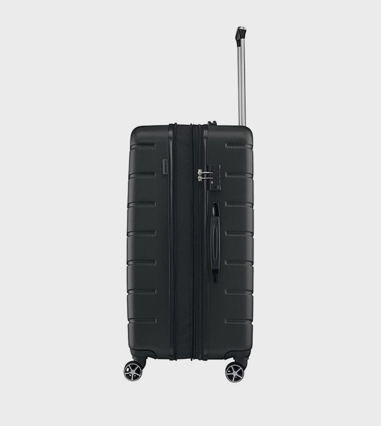 Textured Hard Shell Trolley Bag, 78cm